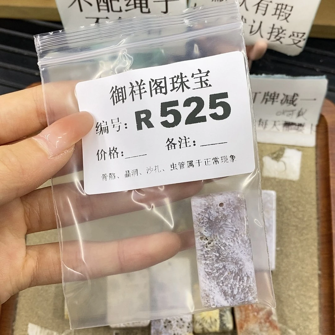 硅化珊瑚（珊瑚玉）未镶嵌颈饰?***月