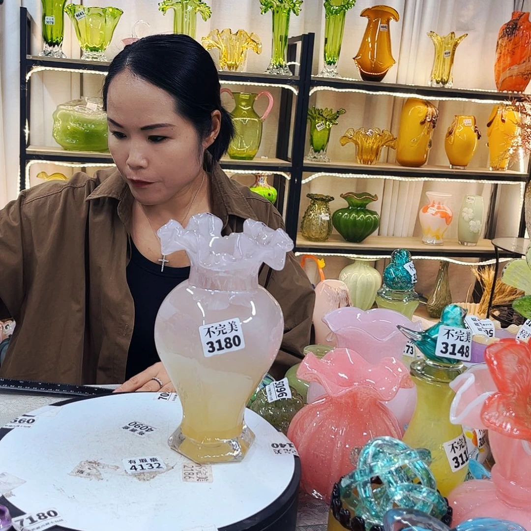 3180 家悦美居琉璃花瓶不完美