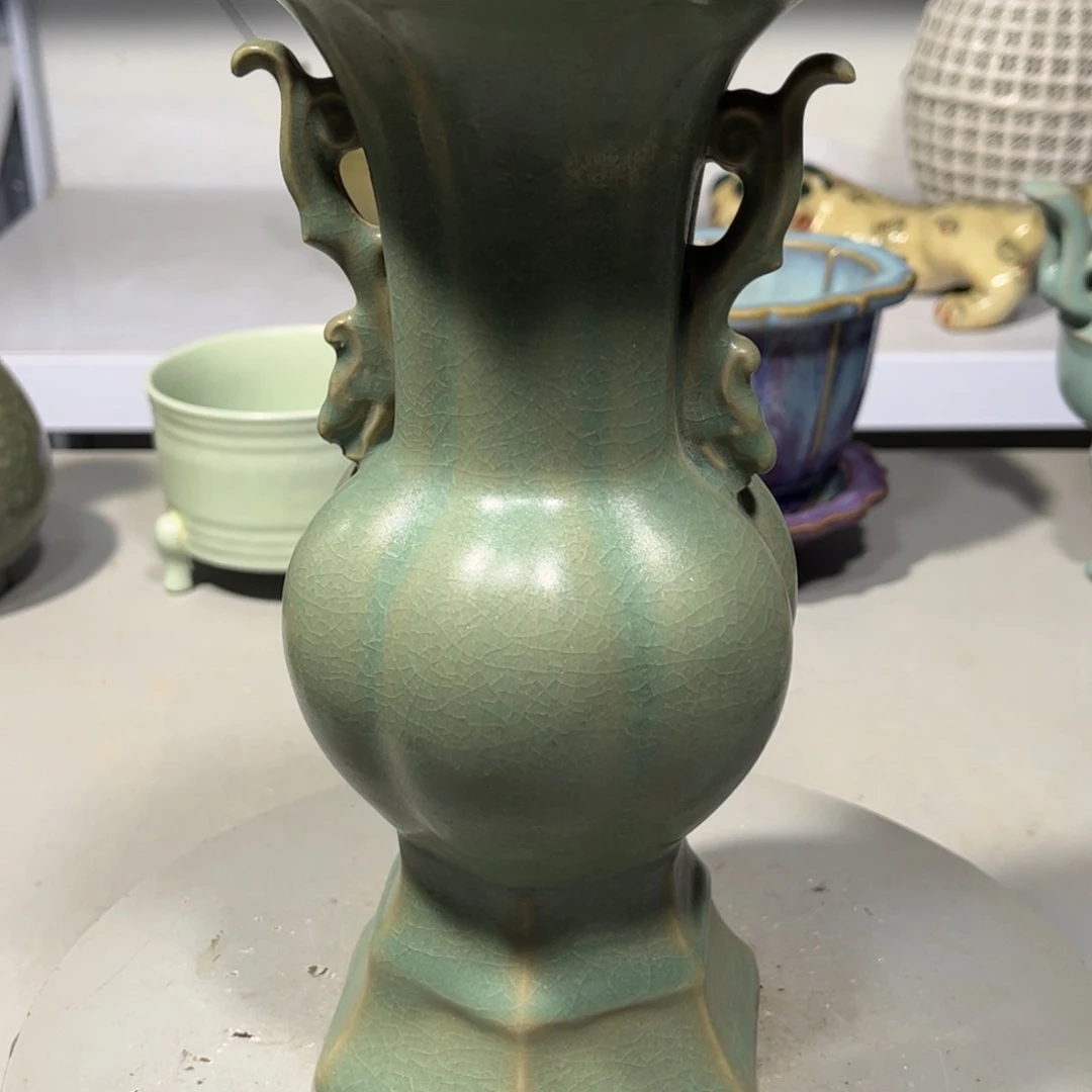 瓶汝窑瓷器品相完美