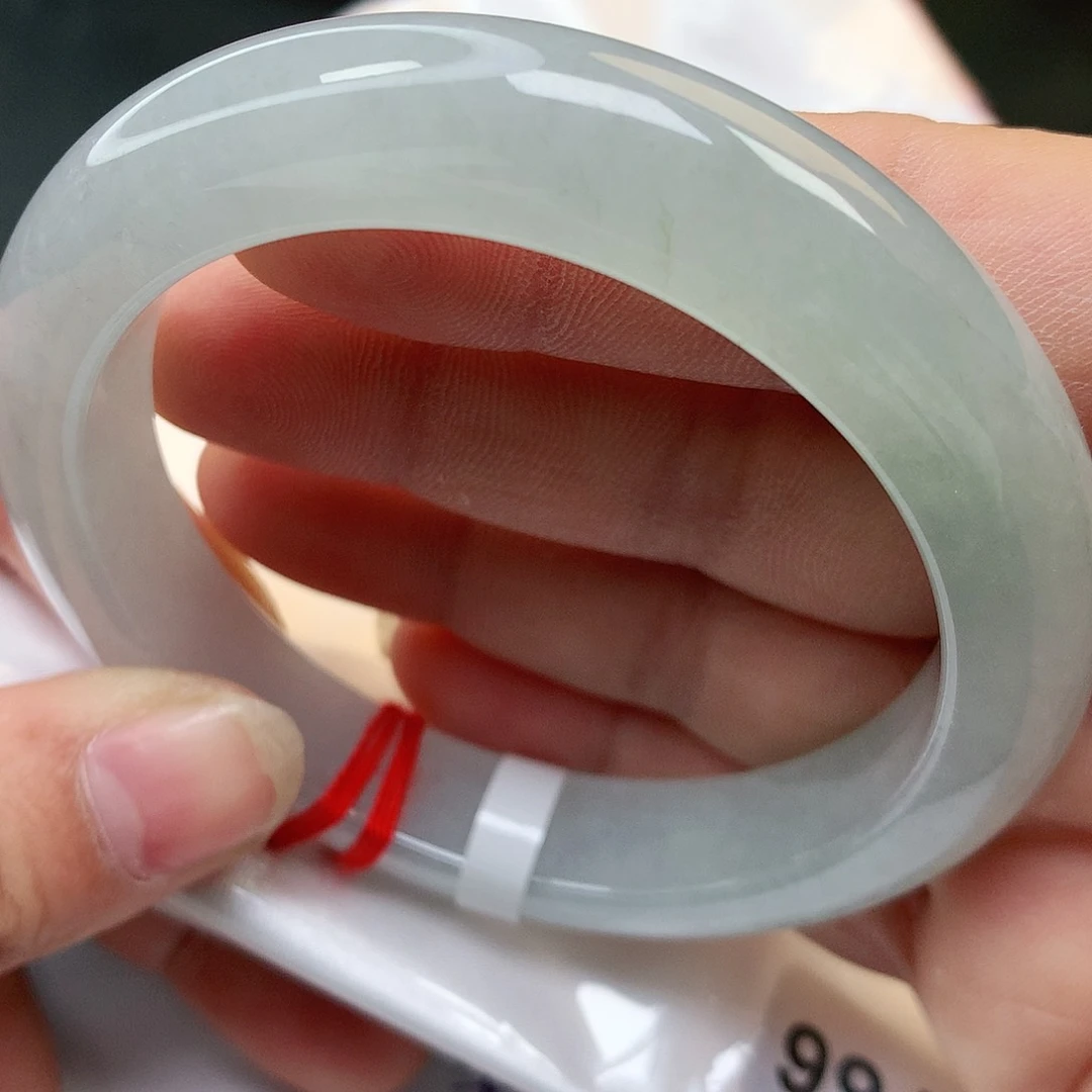 未镶嵌手镯翡翠A货纯天然老坑冰胶202号