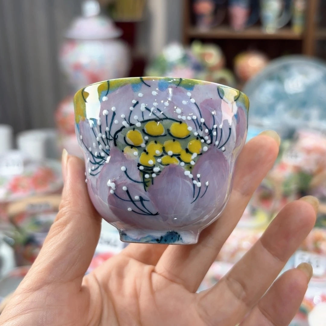 景德镇手绘高温釉下彩陶瓷茶具