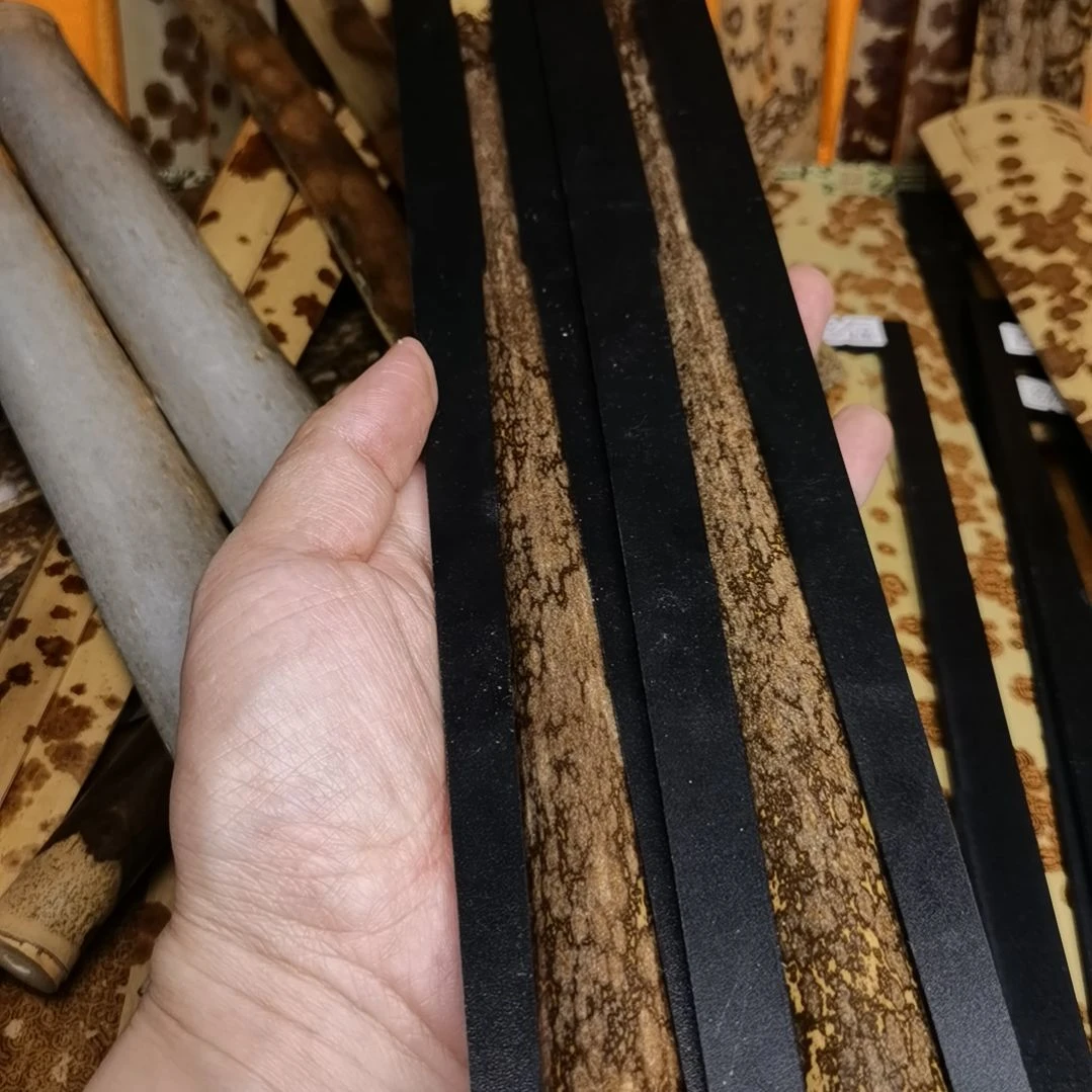 扇子梅鹿扇子料一对