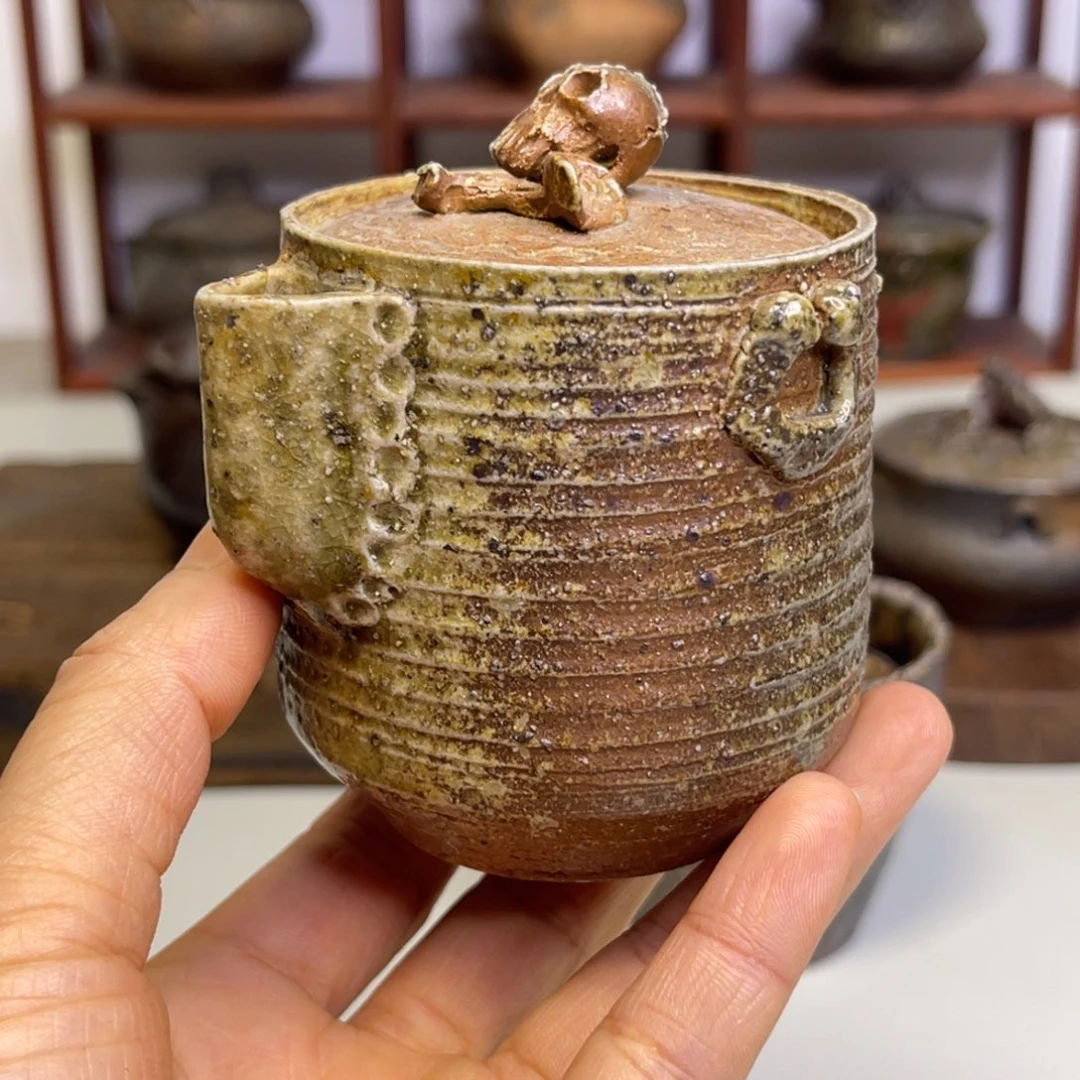 备前烧作品黑井一乐宝瓶
