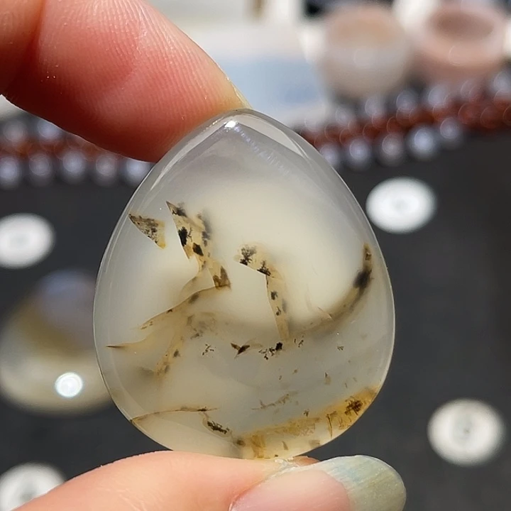 玛瑙/玉髓未镶嵌吊坠(不含链)