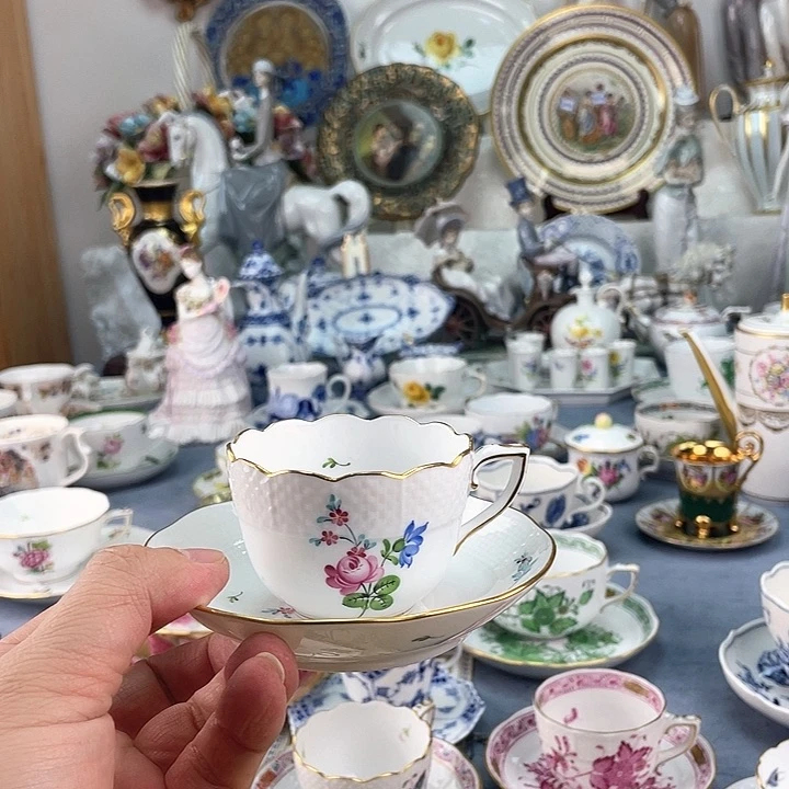 中古瓷器精品摆件飞****活