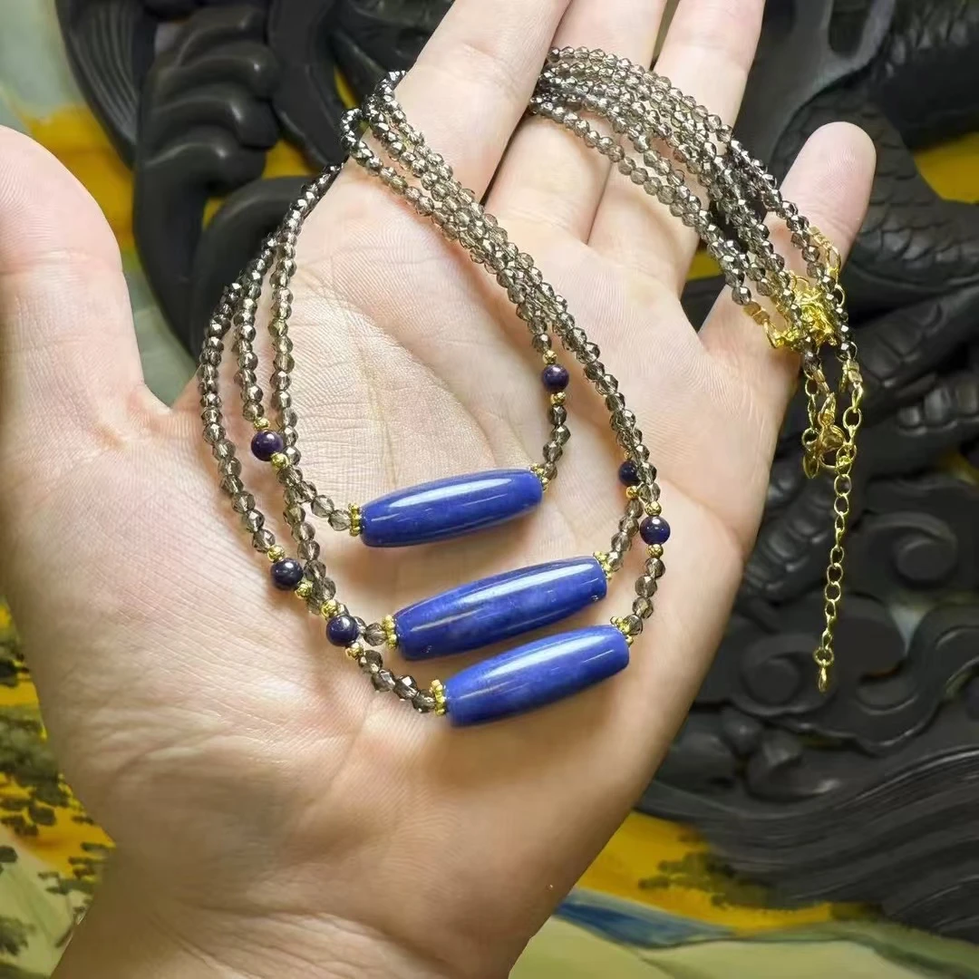 【皇后甄选】C102109 矢车菊蓝吊坠-多样性发其一