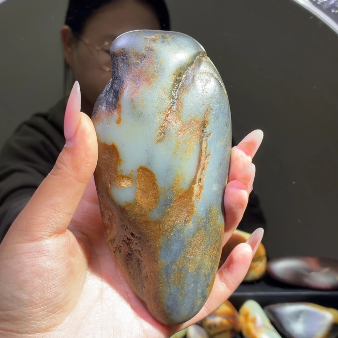 和田玉未镶嵌挂件497