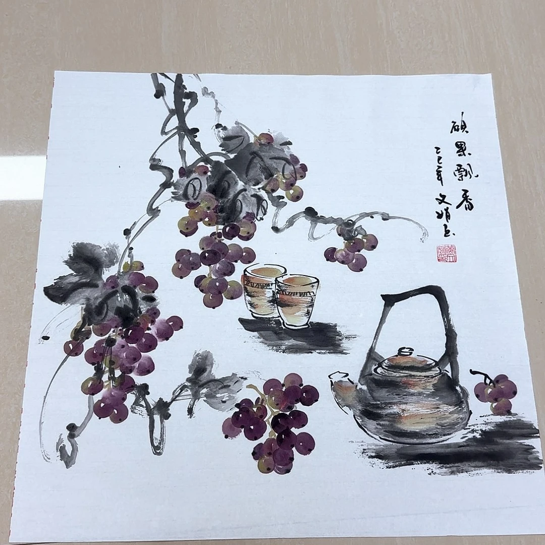 国画国画作品展。国画