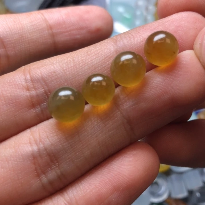 定制翡翠未镶嵌哟*哟挂件