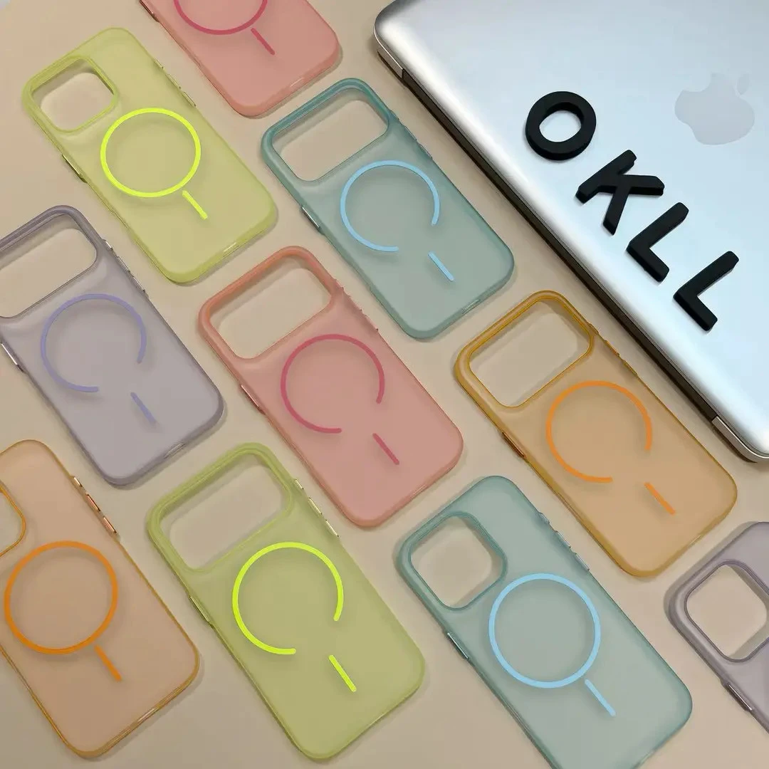 肤感磁吸壳适用苹果17promax手机壳华为小米1+15三星VIVO手机壳