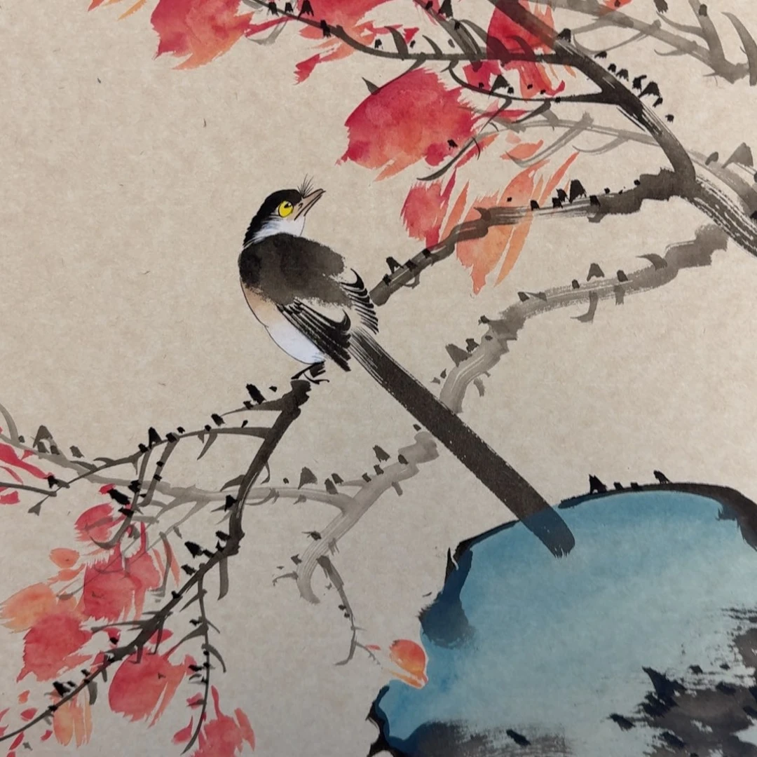 国画国画作品山水花鸟纯手绘