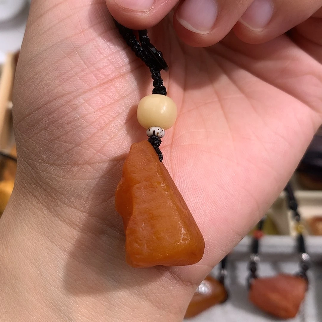 蜜蜡裸石未镶嵌你