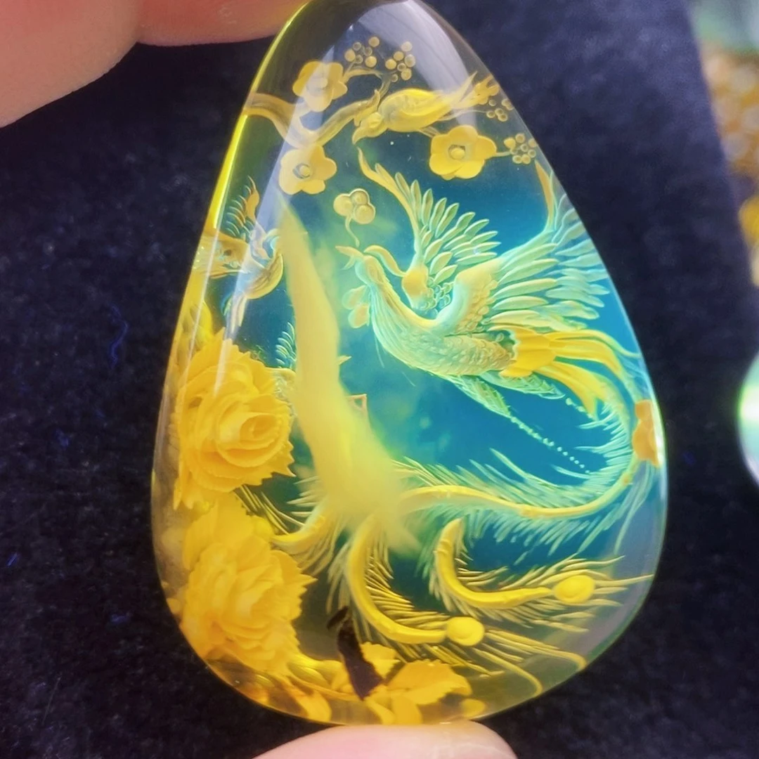 【闪购商品】金珀吊坠(不含链)未镶嵌