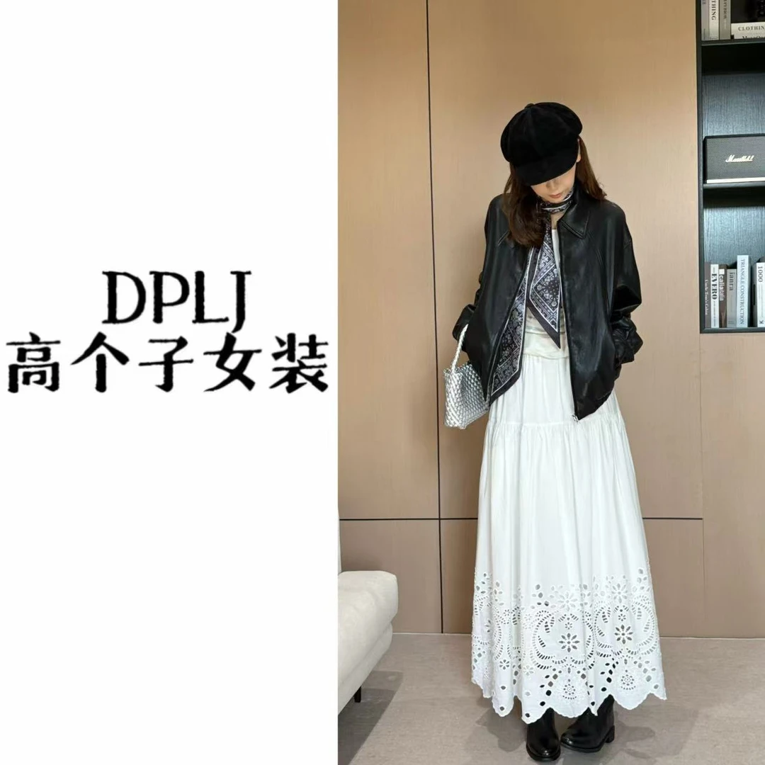 黑色高级感皮外套女2025新款韩系复古又酷又飒皮衣夹克AM25337