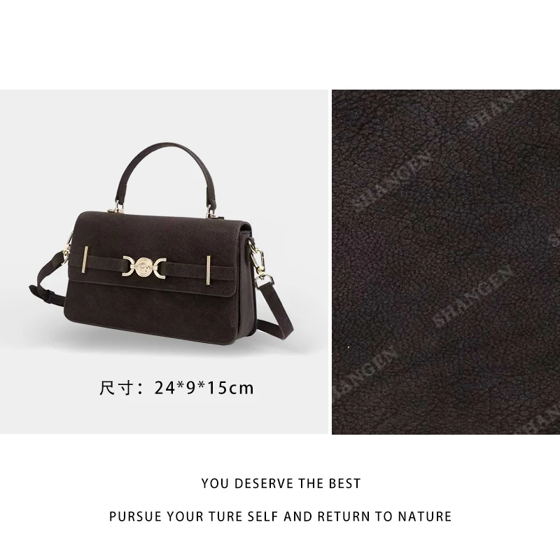 【尚恩CC】BF-66697-咖啡色-轻奢百搭手提腋下新款斜跨女包