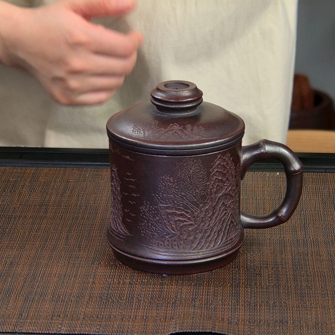 紫砂茶杯高货放漏