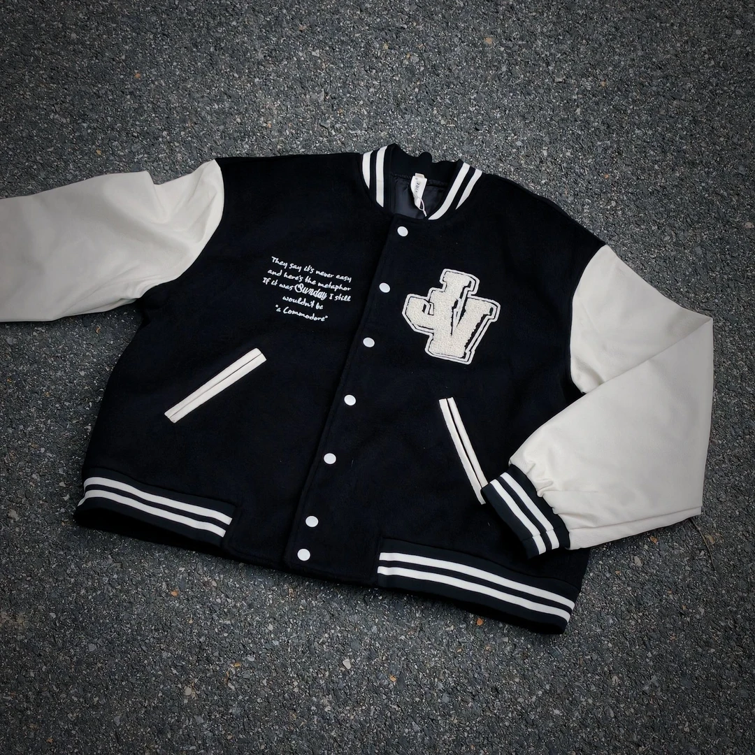 JUST VIBE外套合集｜黑色骨头 老鼠毛巾绣棒球服鸽子薄绒拉链卫衣