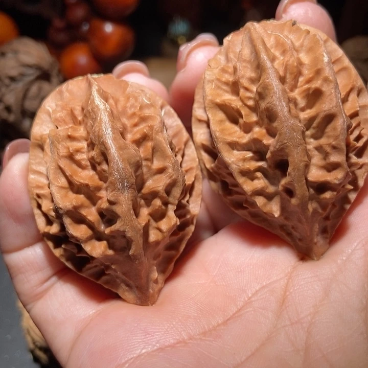 把件文玩核桃东北楸子小雪124