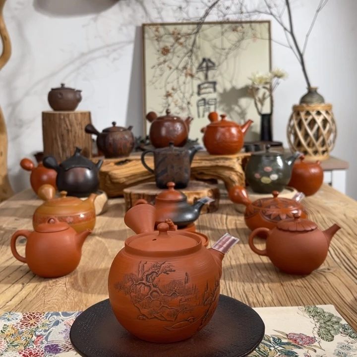 l***g常滑风月白道合作茶壶
