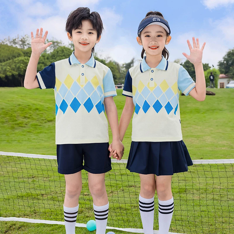 2025演出服运动会中小学生校服运动风休闲款学生儿童夏季新品