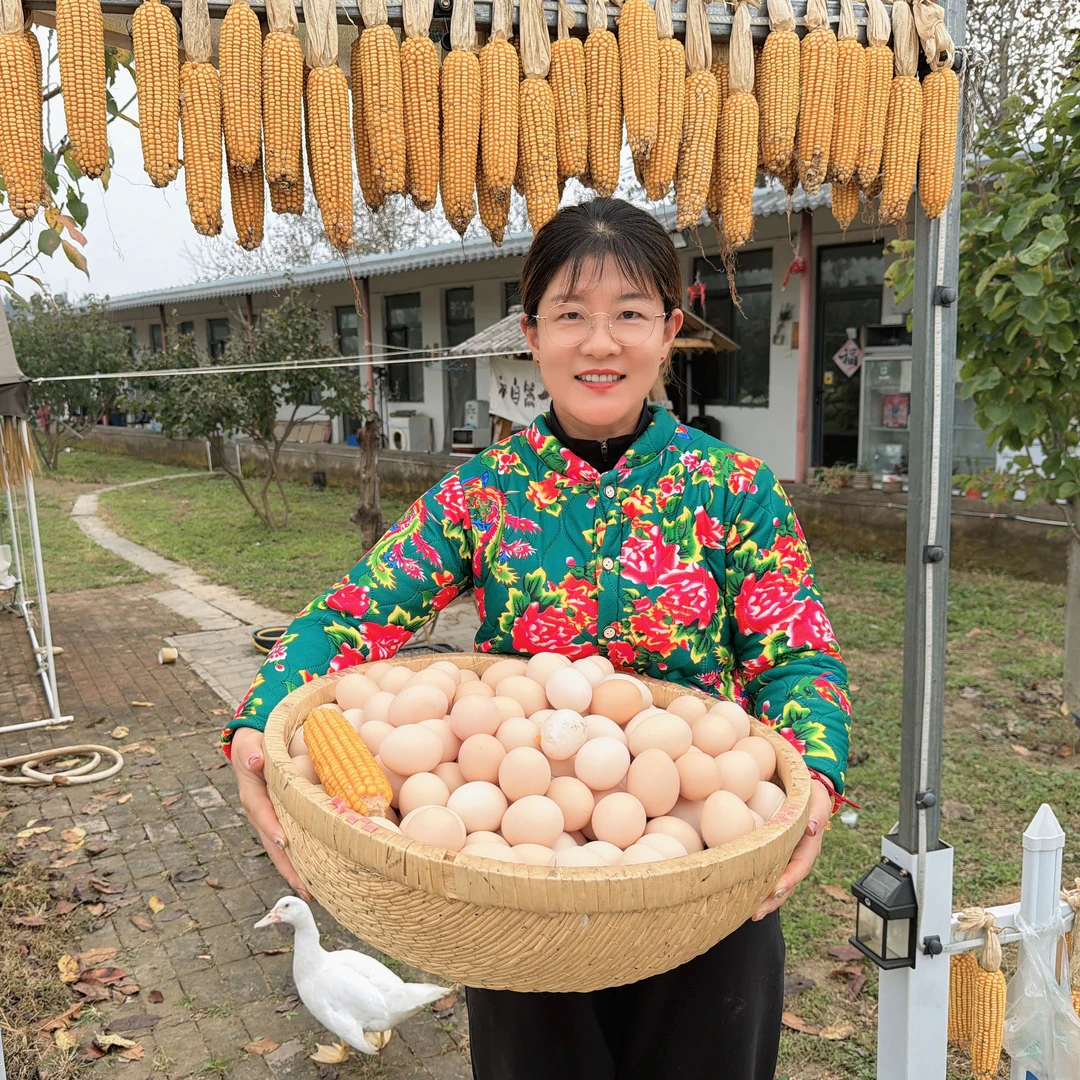【双11活动】北京农场散养土鸡蛋50枚净重5斤