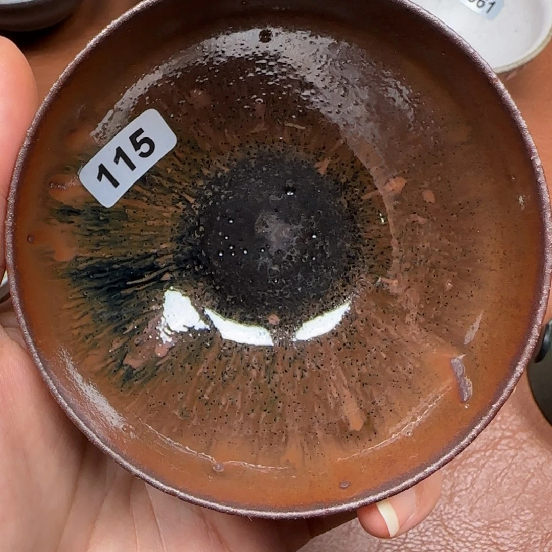 茶盏龙窑柴烧原矿原釉115