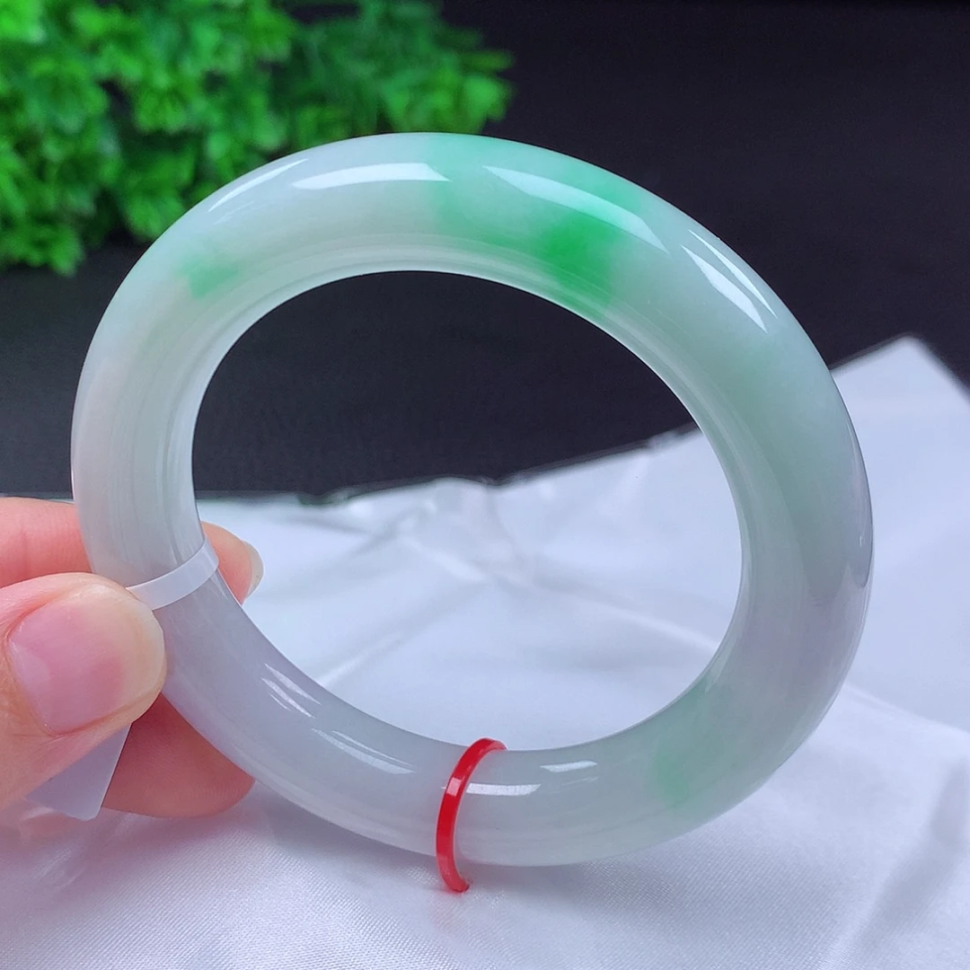 未镶嵌手镯翡翠55圈口681001