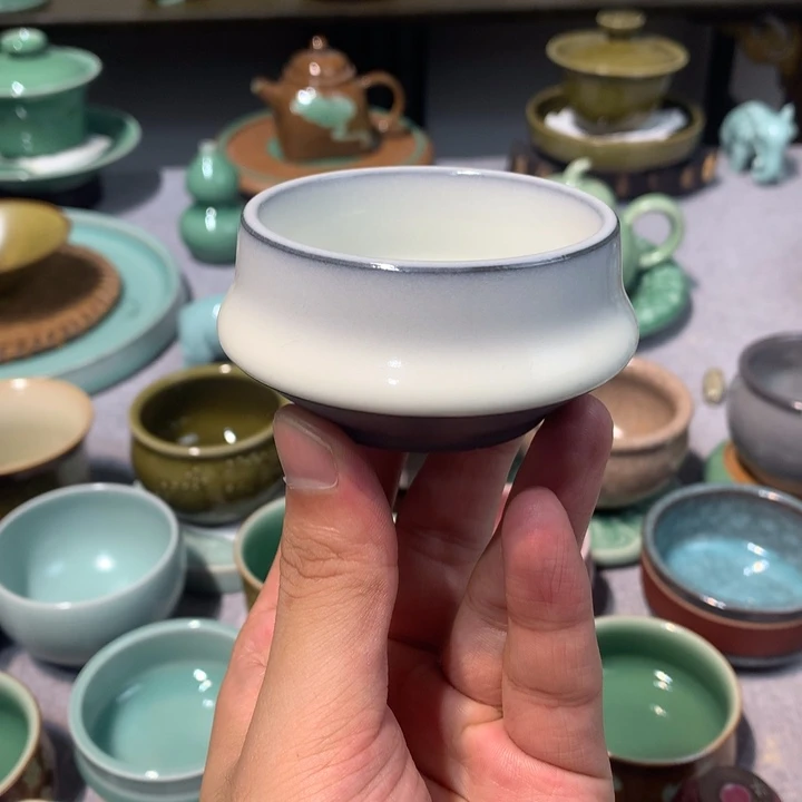 龙泉青瓷手工普洱杯