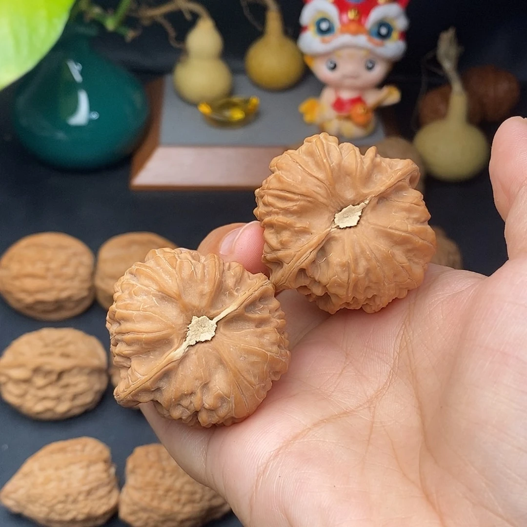 把件文玩核桃聚宝盆全品40.5