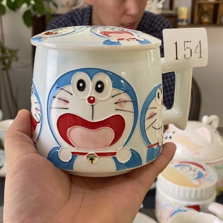 瓷片景德镇釉下彩手绘