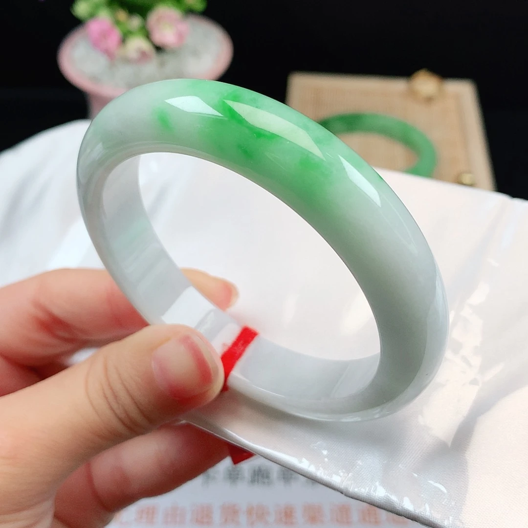 翡翠未镶嵌手镯1463