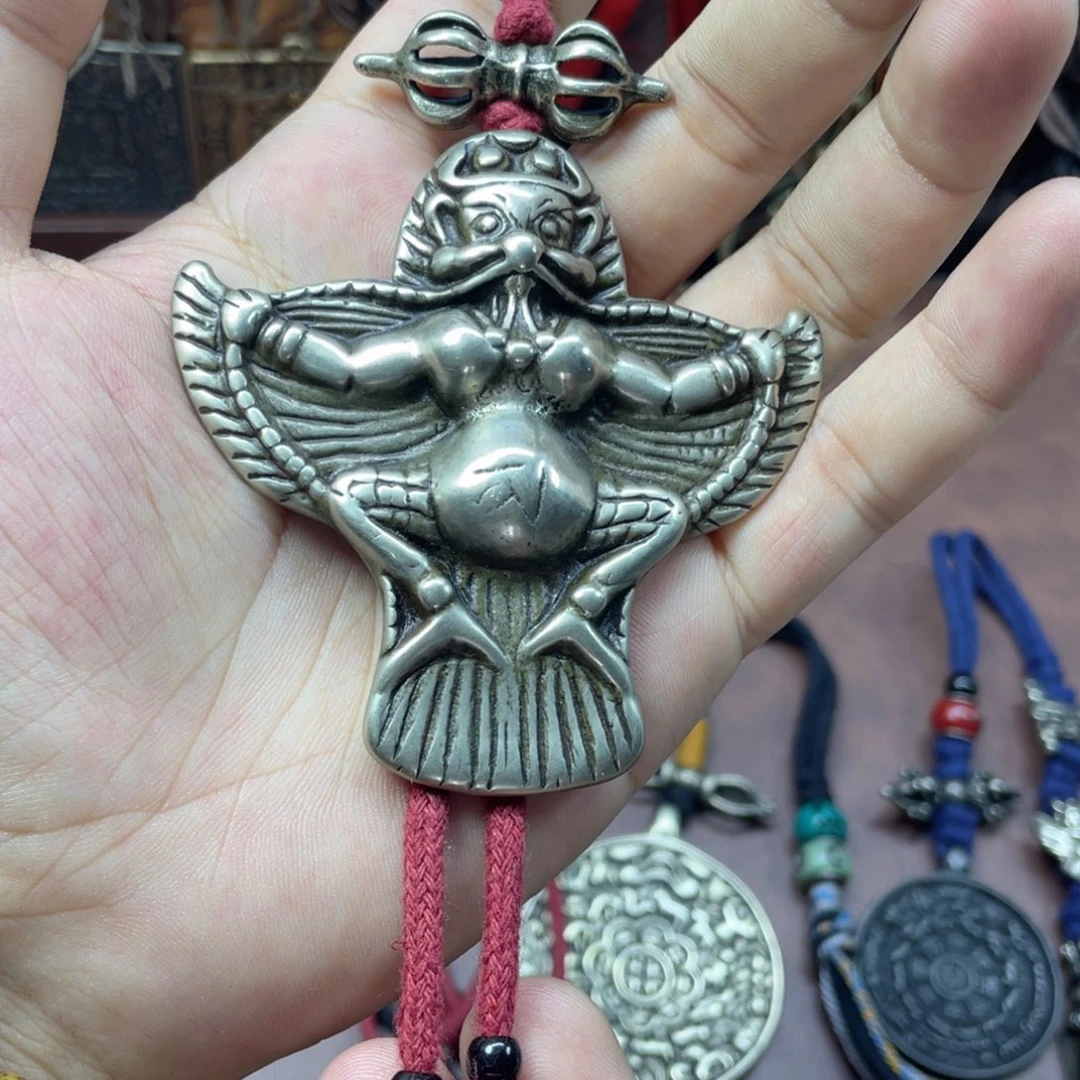 白铜大鹏鸟脖挂设计款式