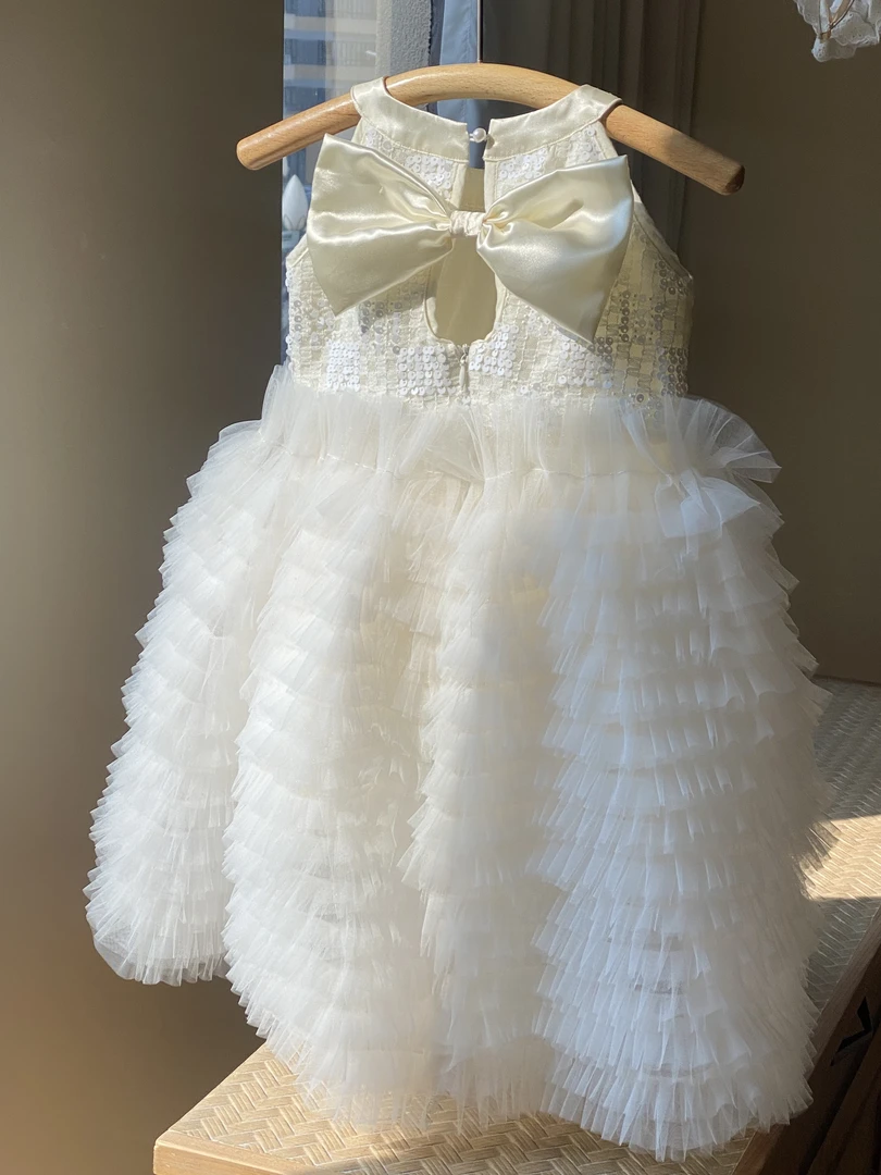 2025夏季新款洋气女孩儿童连衣裙气质高级优雅高定礼服裙纱裙