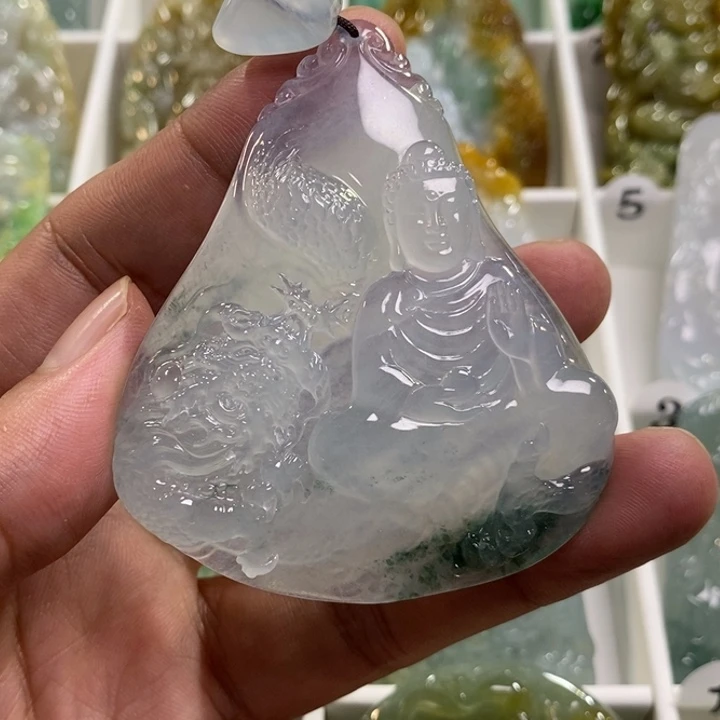 颈饰未镶嵌翡翠星**学阿弥陀佛