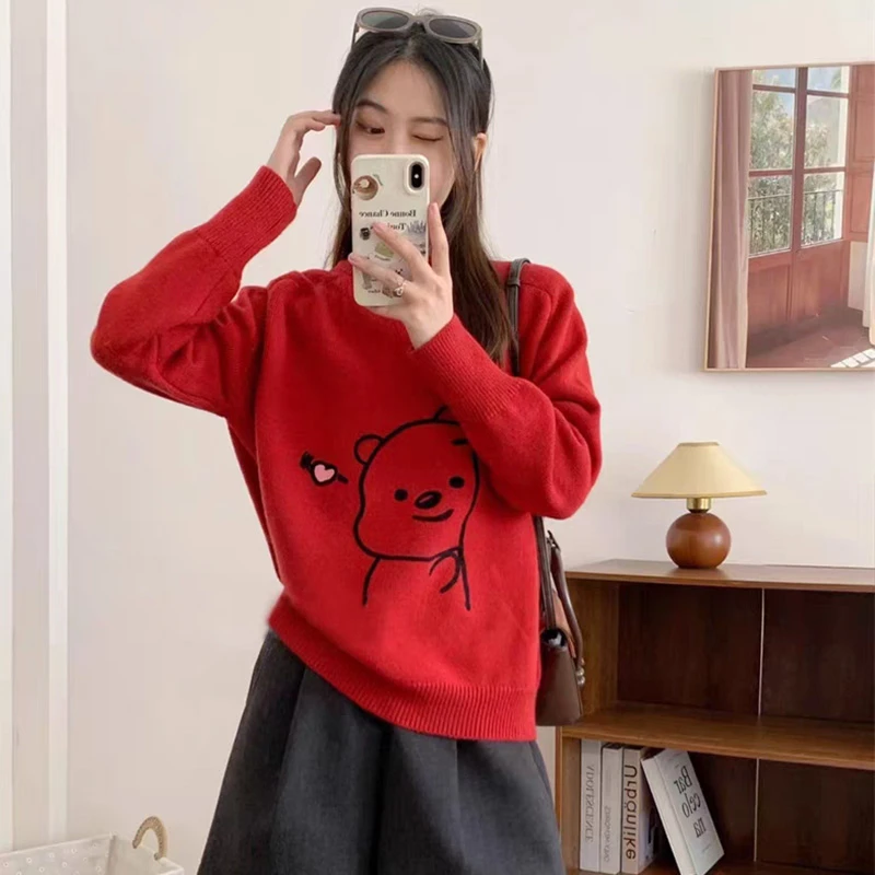 小个子定制2024春秋新款毛衣外套女洋气显瘦百搭气质针织衫套头