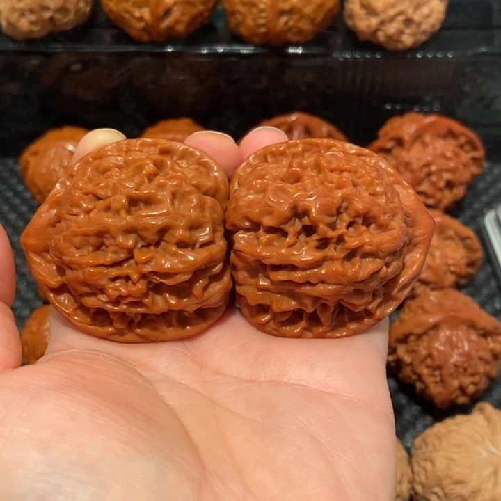 G***z把件文玩核桃46.3尺寸官帽1878