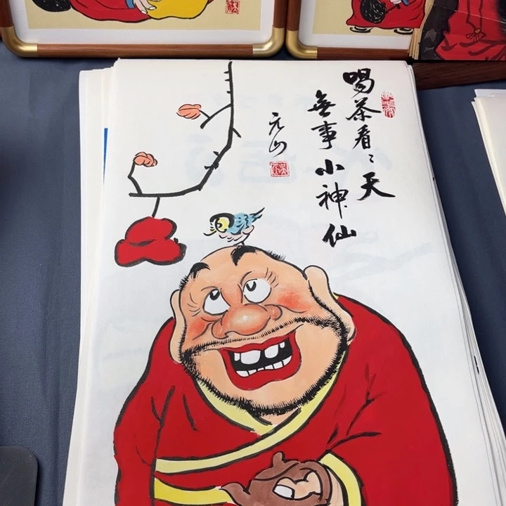 国画禅意画纯手绘作品
