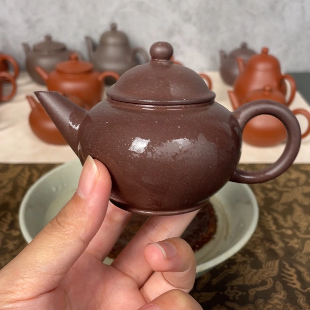 茶壶紫砂深井紫泥水平