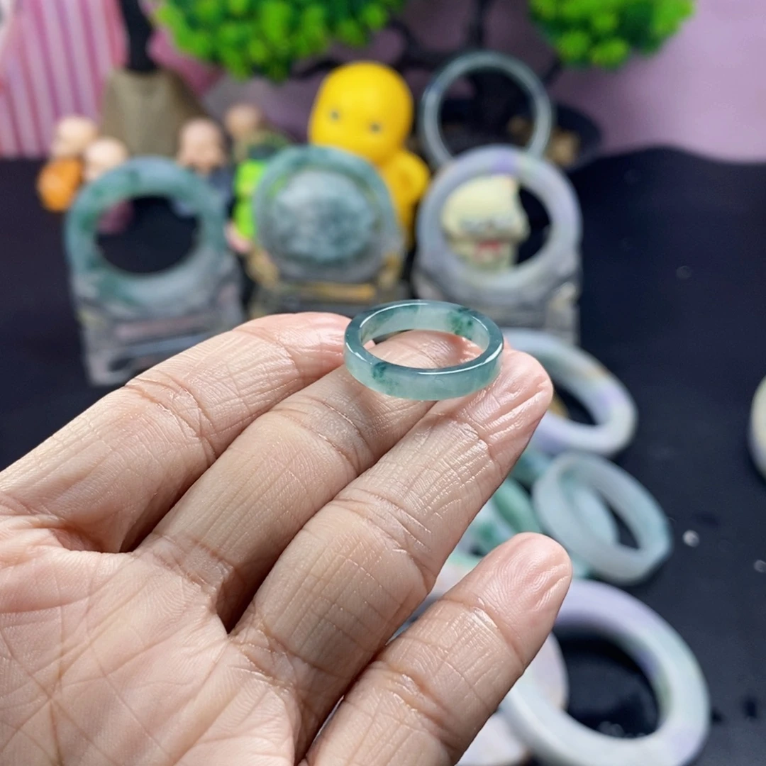 c****翡翠未镶嵌戒指戒圈