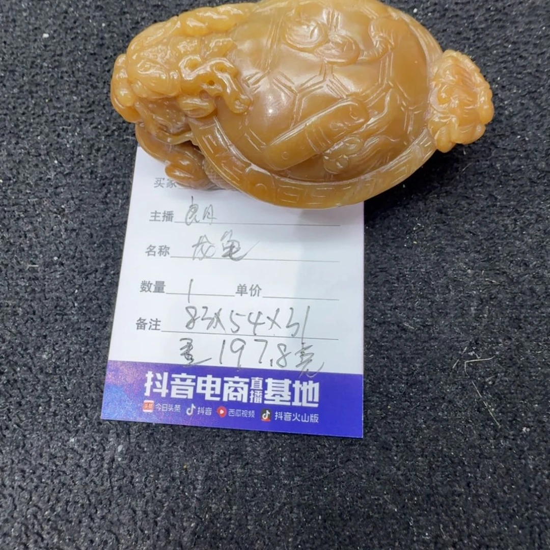 和田玉未镶嵌把件龙龟