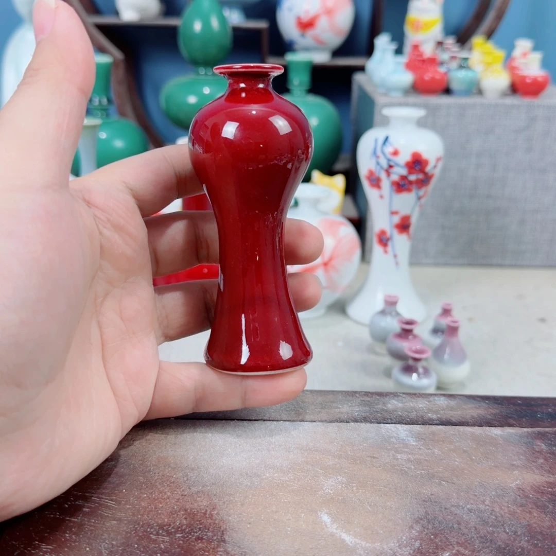 陶瓷手工小花器摆件