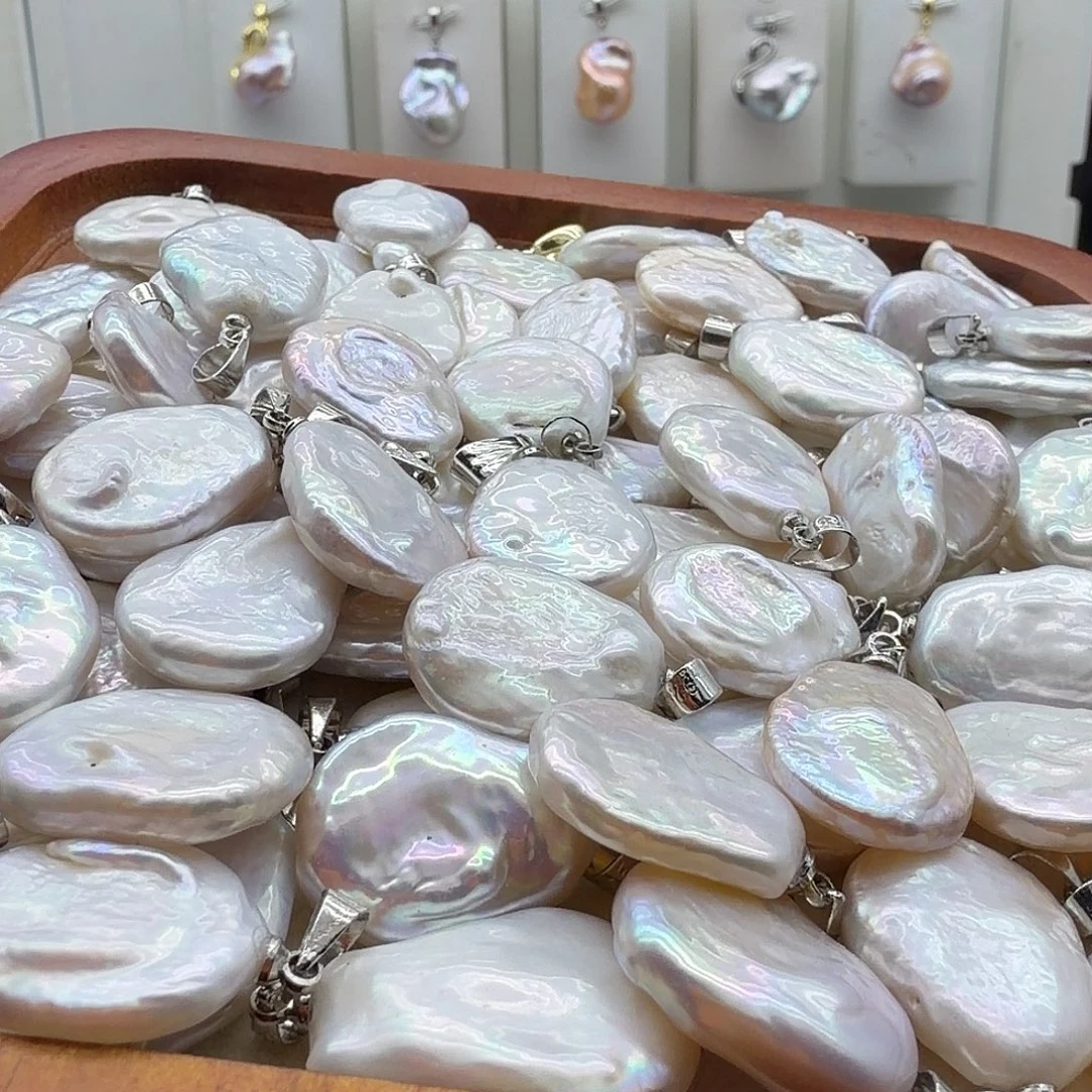 颈饰合金淡水珍珠