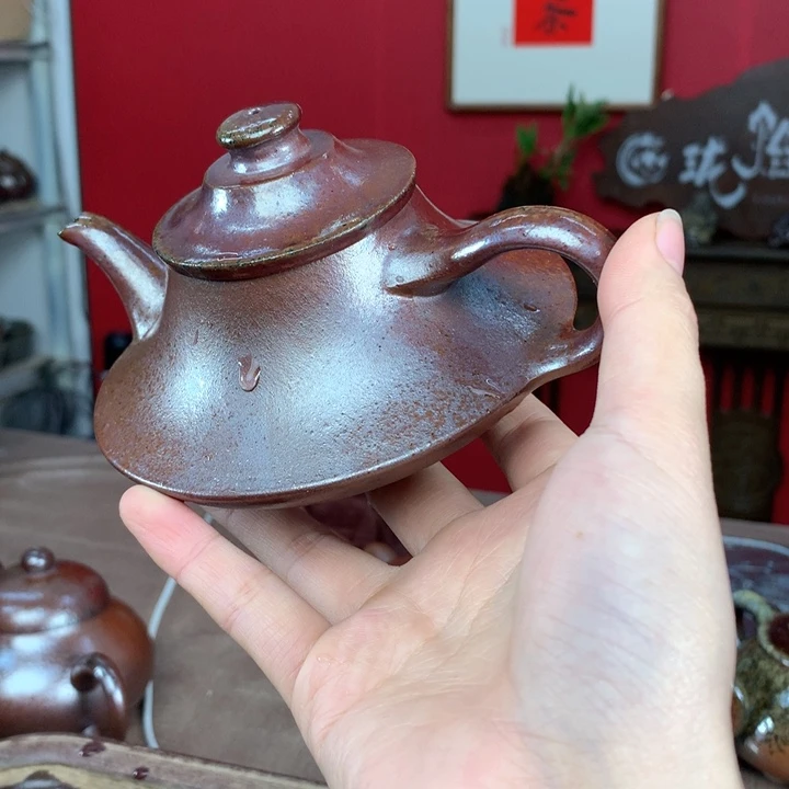 紫砂柴烧纯自然柴烧