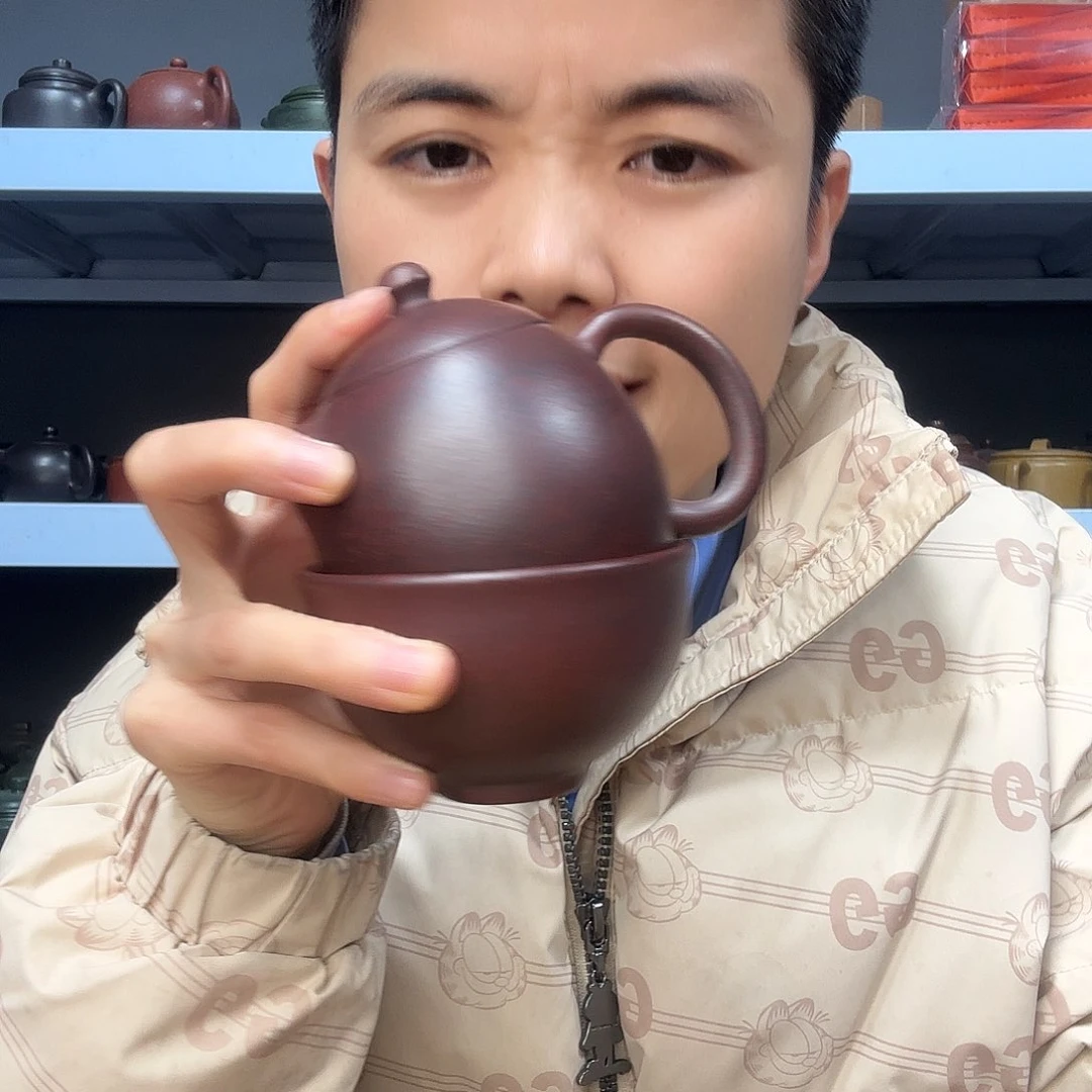 紫砂茶壶民间手艺人全手工制作