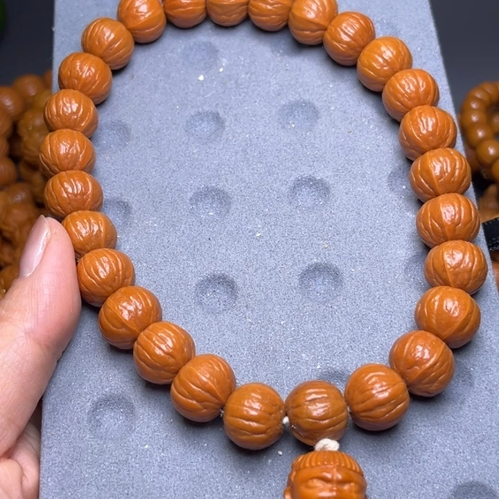 猴头核桃吊坠1.4南瓜王27颗手持