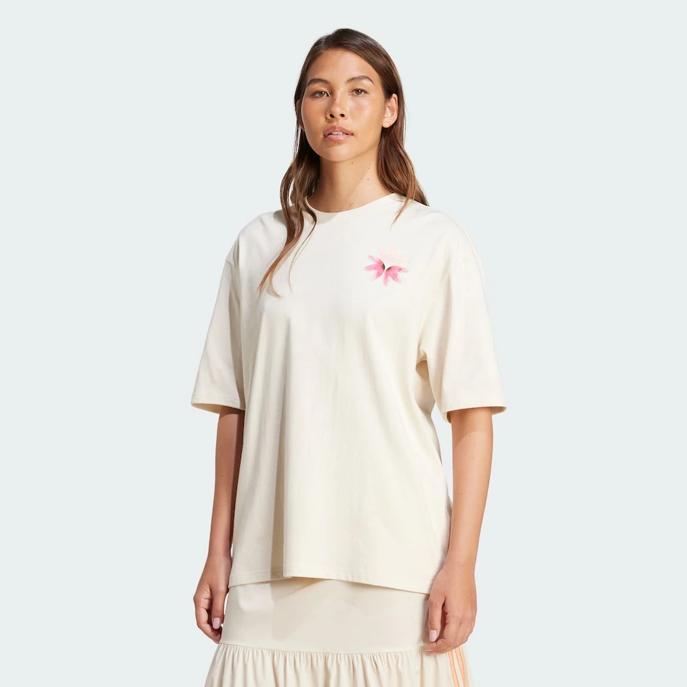 adidas/阿迪达斯女子经典纯棉运动短袖圆领T恤KC0678