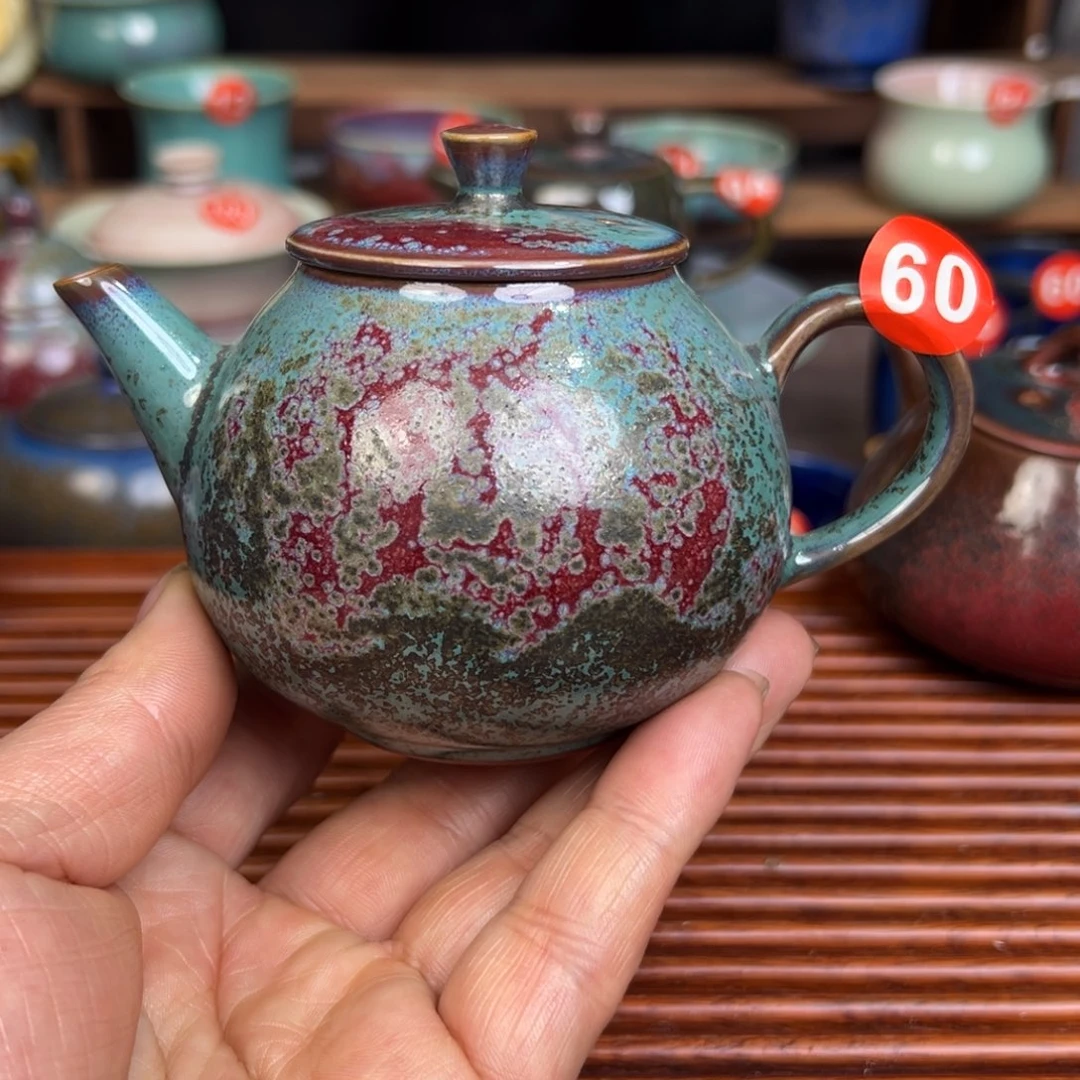 手工制作钧窑茶器