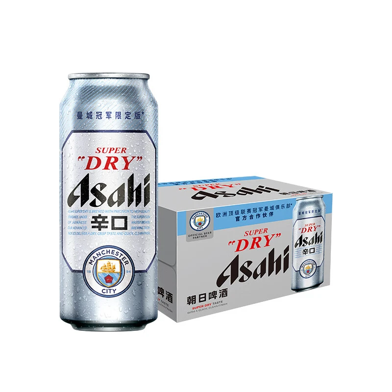 朝日啤酒超爽生500ml*24罐（整箱）