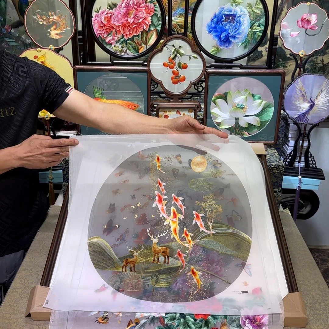 刺绣刺绣工艺精湛独特