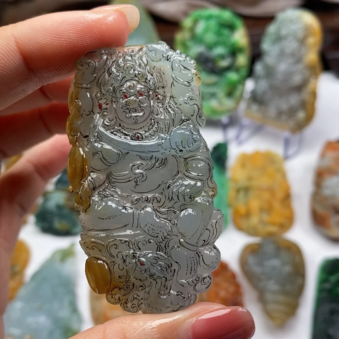 定制翡翠未镶嵌L*大黑天k